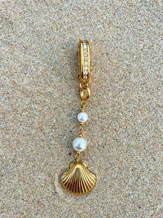 Bijou suprême coquillage perlé