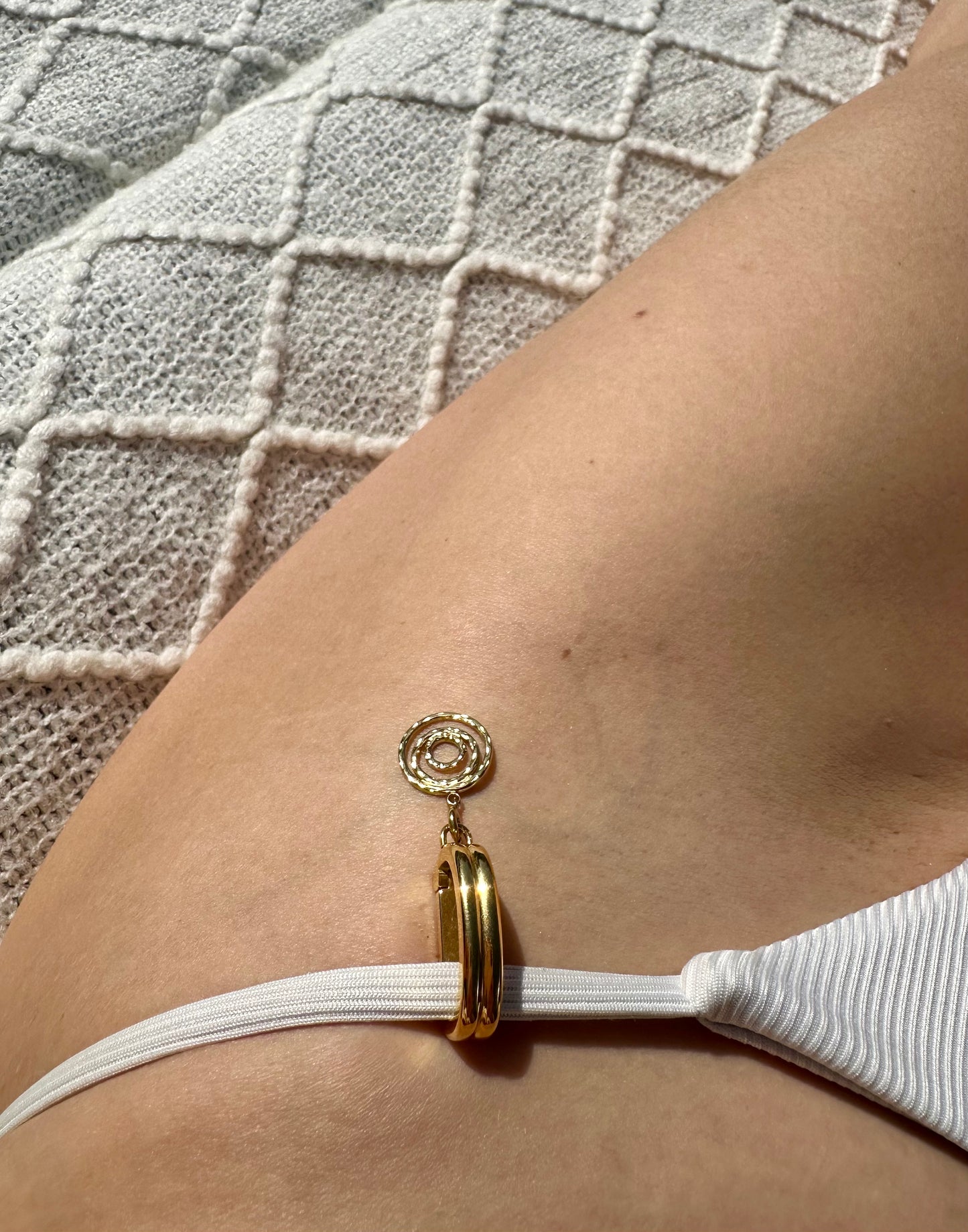 Bijou de maillot de bain - Impériale Spirale Dorée