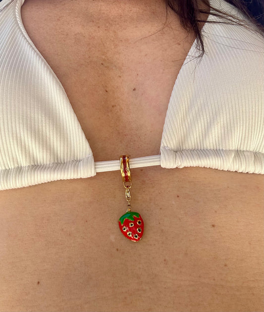 Bijou de maillot de bain - Rubis Fraise
