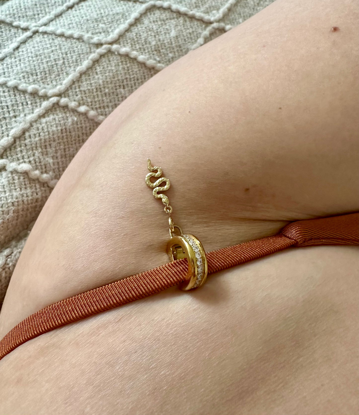 Bijou de maillot de bain - Élégance Serpent