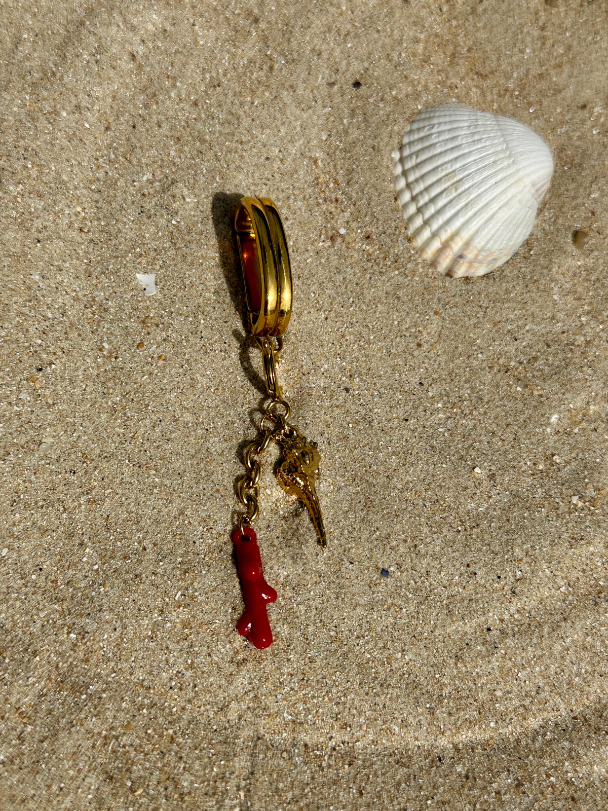 Bijou de maillot de bain - Impérial Coquillage Corail