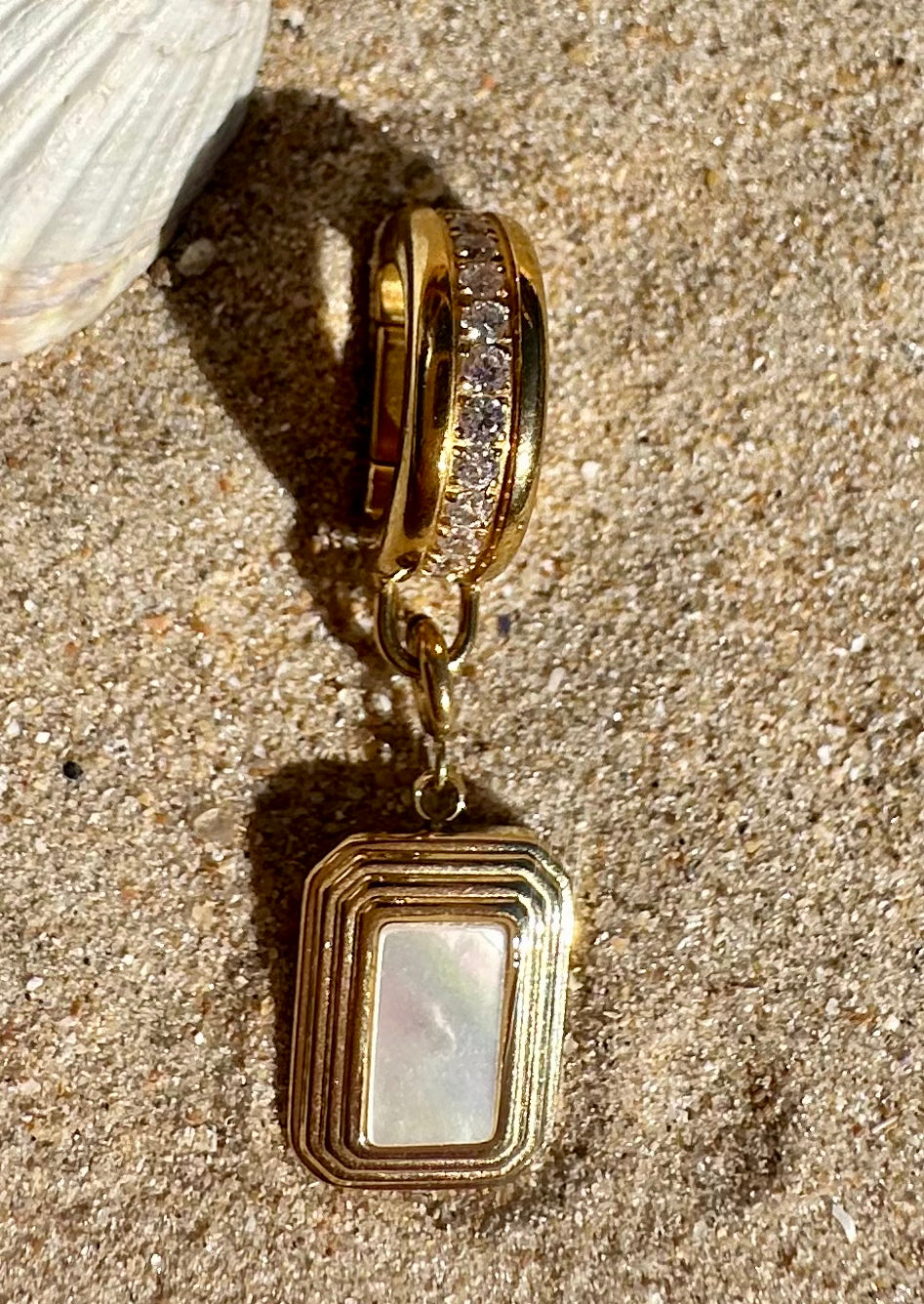 Bijou de maillot de bain - Élégance Opale Doré