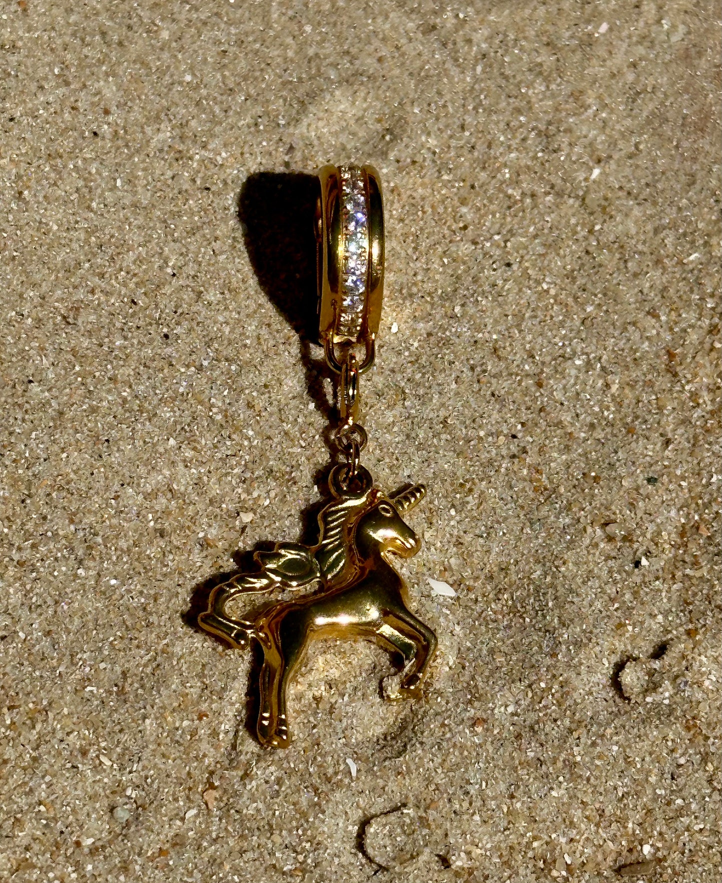 Bijou de maillot de bain - Élégance Licorne Dorée