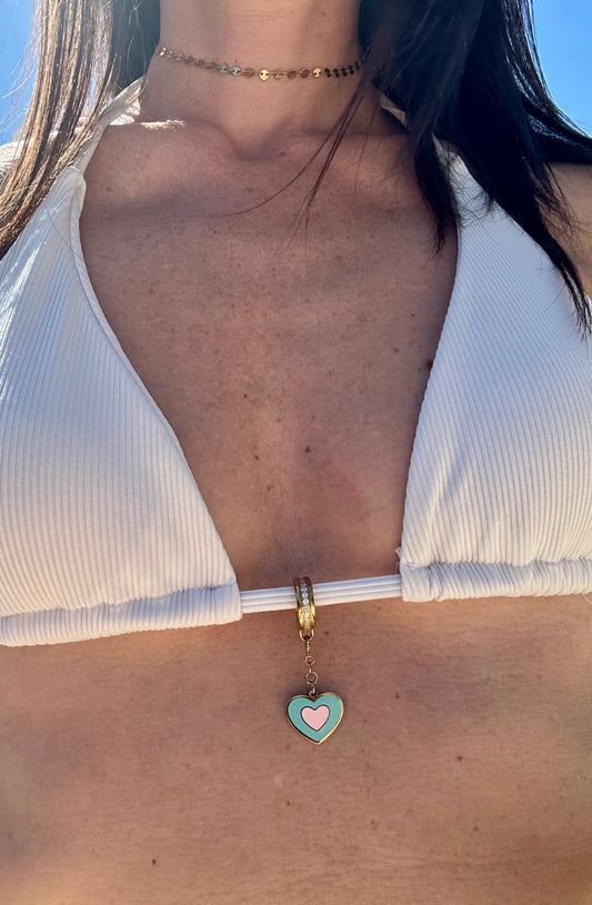 Bijou de maillot de bain - Élégance Cœur Magique